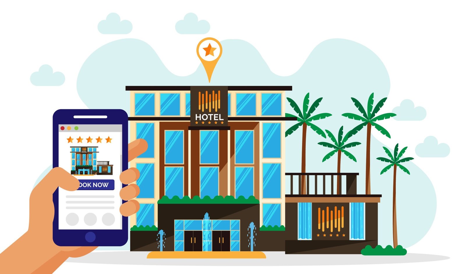 حجز الفندق ، موقع حجز فنادق 